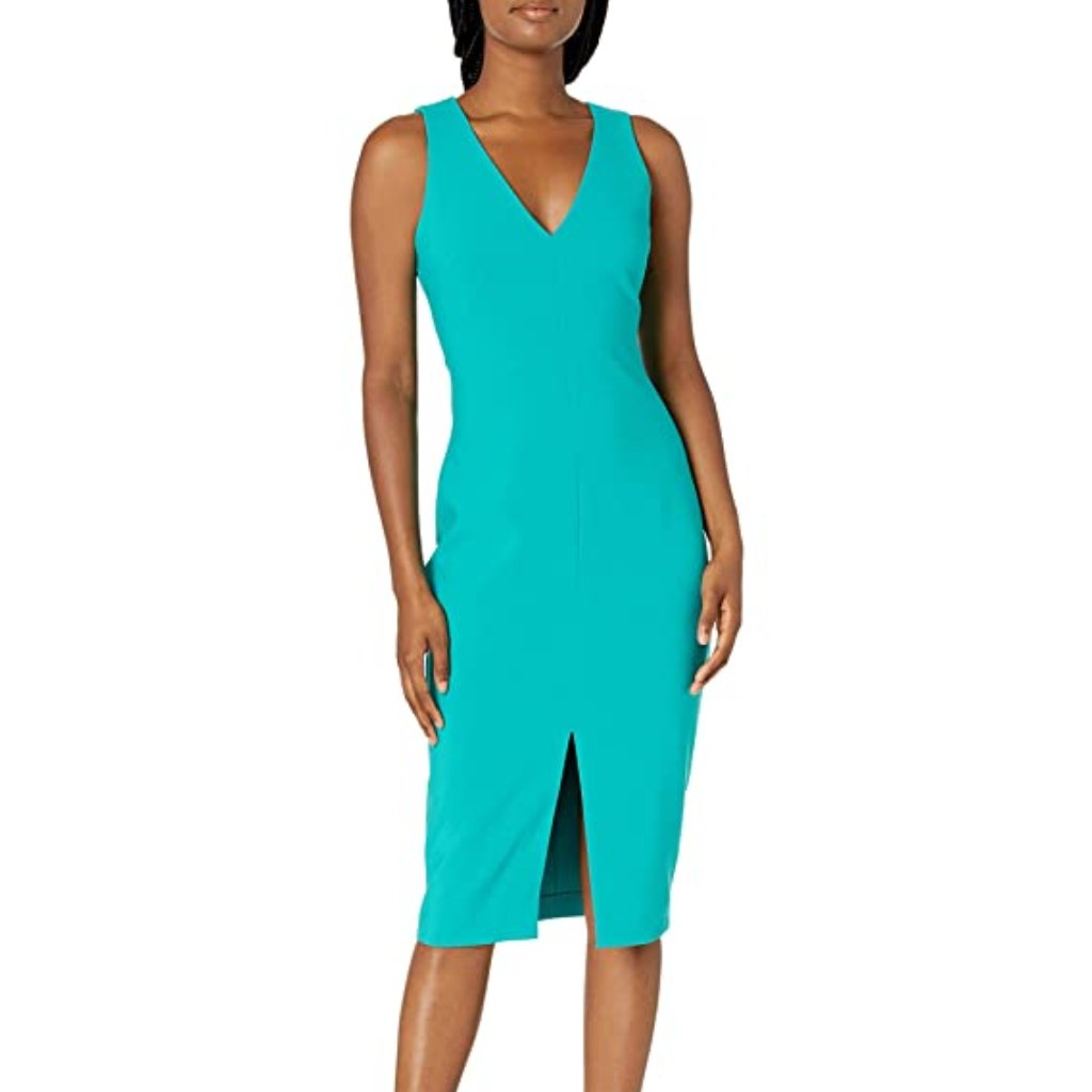 Nwt Likely Parq Midi Dress In Turquoise